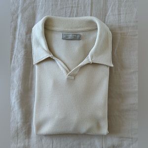 Everlane Waffle Knit Polo